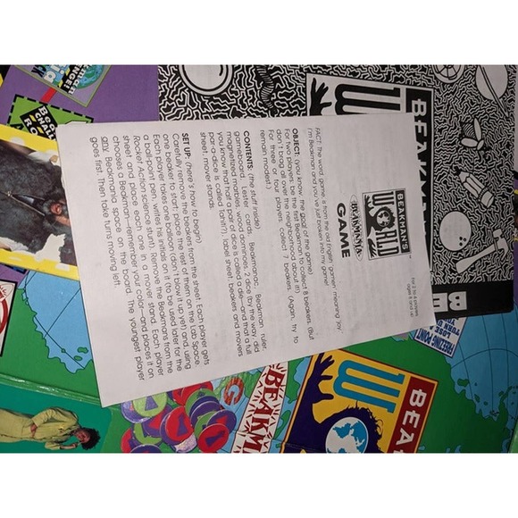 Vintage 1994 Beakman's World Beakmania Game TV Show Rare Pressman - Picture 2 of 4